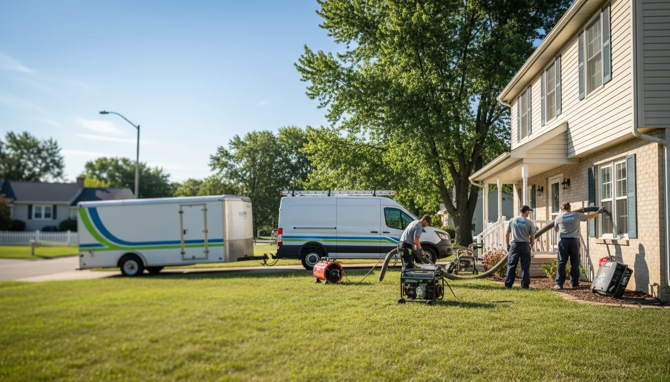 Flooded Basement Restoration And Cleanup With Repair in Reading, MN near me